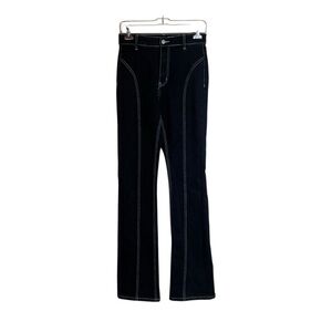 24 Colours‎ black boot cut jeans. Size 38 long